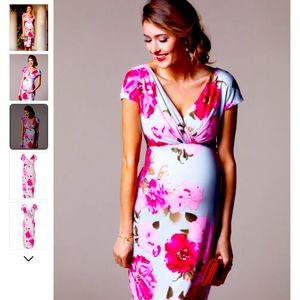 NWT Tiffany Rose Bardot maternity dress floral size 3 or US